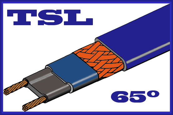 Нагревательный кабель TSL до 65 градусов